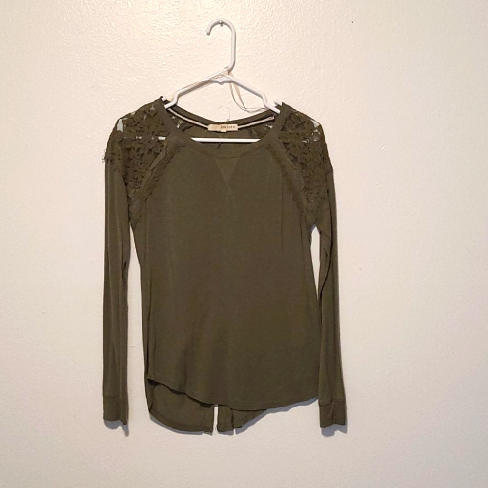 Green long Sleeve Top